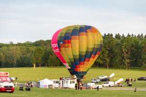 G-JEMS hot air balloon, an Ultramagic S-90, seen at Arrow, Warwickshire, United Kingdom on 30 May 2026. Photograph by Dave