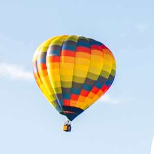 G-JEMS hot air balloon, an Ultramagic S-90, seen at Horningsham, Wiltshire, United Kingdom on 14 September 2019. Photograph by Dave