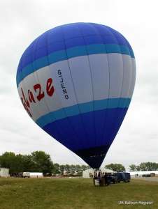 G-JENO hot air balloon, a Lindstrand Balloons LBL 105A. Photograph by Kevin Boon