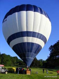 G-JHAA hot air balloon, added to the archive 27 August 2026. Photograph by Bob Baker