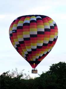 G-JHNY hot air balloon, a Cameron A-210. Photograph by Balloon Spotters Archive