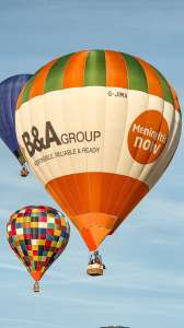 B&A hot air balloon G-JIMA, a Cameron Z-105, seen at Arrow, Warwickshire, United Kingdom on 30 May 2026. Photograph by Dave