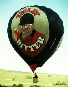 G-JOSH hot air balloon, a Cameron N-105, added to the archive 7 September 2026. Photograph by Mel Kirby