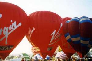G-JVBF hot air balloon, added to the archive 27 August 2026. Photograph by G Duke