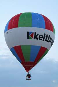 Keltbay hot air balloon G-KLTB, a Lindstrand Technologies LTL Series 1-90. Photograph by G Bann