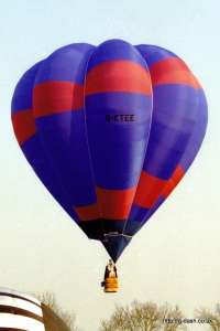 G-KTEE hot air balloon, a Cameron V-77, added to the archive 7 September 2026. Photograph by Mike Clarke