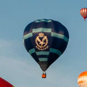 Army Air Corps hot air balloon G-LAAC, a Cameron C-90