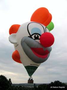 G-LAFF hot air balloon, a Cameron TR-84 S2. Photograph by Cameron Balloons