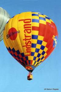 G-LBLB hot air balloon, a Lindstrand Balloons LBL 105A, added to the archive 7 September 2026. Photograph by Sandy Mitchell