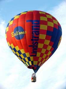 G-LBUK hot air balloon, a Lindstrand Balloons LBL 77A. Photograph by Balloon Spotters Archive