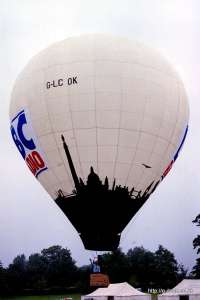 G-LCOK hot air balloon, added to the archive 27 August 2026. Photograph by Mike Clarke
