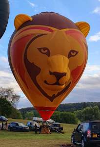 G-LEAT hot air balloon, an Ultramagic B-70, added to the archive 22 September 2026. Photograph by George_Madd