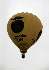 G-LIFE hot air balloon, a Thunder AX6-56Z