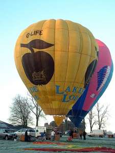 G-LIFE hot air balloon, a Thunder AX6-56Z, added to the archive 7 September 2026. Photograph by Balloon Spotters Archive