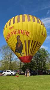 Famous Grouse hot air balloon G-LOAG, a Cameron N-77 (drink)