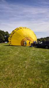 G-LOAN hot air balloon, a Cameron N-77