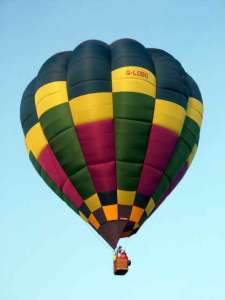 G-LOBO hot air balloon, a Cameron O-120, added to the archive 7 September 2026. Photograph by Balloon Spotters Archive