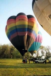 G-LOLL hot air balloon, added to the archive 27 August 2026. Photograph by Andrew Garrett