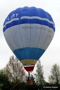 G-LORY hot air balloon, a Thunder AX4-31Z, added to the archive 7 September 2026. Photograph by Balloon Spotters Archive