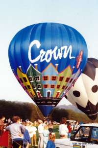 G-LOSS hot air balloon, added to the archive 27 August 2026. Photograph by Mike Clarke
