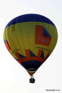 G-LPAD hot air balloon, a Lindstrand Balloons LBL 105A. Photograph by Balloon Spotters Archive