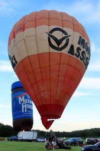 G-MAUK hot air balloon, a Thunder AND Colt Colt 77A, added to the archive 7 September 2026. Photograph by G Bann