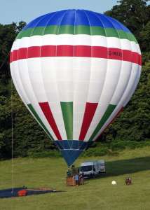 G-MAXB hot air balloon, a Cameron Z-90. Photograph by MJ Ballooning
