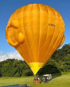 G-MCNY hot air balloon, a Cameron Z-105. Photograph by Cameron Balloons