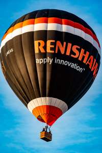 Renishaw hot air balloon G-MEAS, a Diamond S-120, seen at Widcombe, Bath and North East Somerset, United Kingdom on 27 June 2026. Photograph by Dave