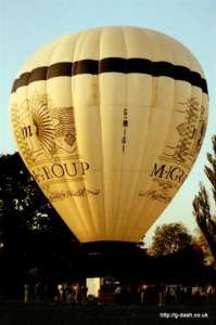 G-MIGI hot air balloon, a Thunder AND Colt Colt 105A, added to the archive 7 September 2026. Photograph by Balloon Spotters Archive