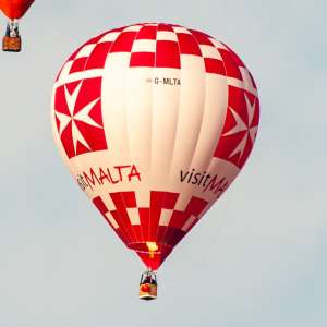 G-MLTA hot air balloon, an Ultramagic M-77, seen at Leigh Woods, North Somerset, United Kingdom on 8 August 2014. Photograph by Dave