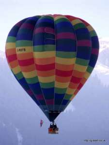 G-MOFB hot air balloon, a Cameron O-120. Photograph by Balloon Spotters Archive