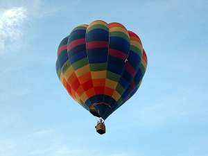 G-MOFZ hot air balloon, a Cameron O-90, added to the archive 7 September 2026. Photograph by Balloon Spotters Archive