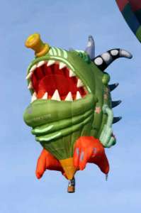 G-MSTR hot air balloon, a Cameron MONSTER-110. Photograph by Bill Teasdale