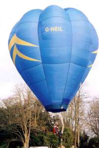 G-NEIL hot air balloon, added to the archive 27 August 2026. Photograph by Bill Teasdale