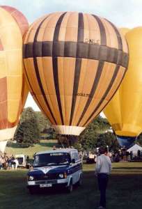G-NILE hot air balloon, added to the archive 27 August 2026. Photograph by Bill Teasdale