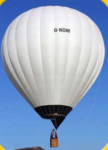 G-NOMI hot air balloon, an Ultramagic M-65. Photograph by UltraMagic Balloons