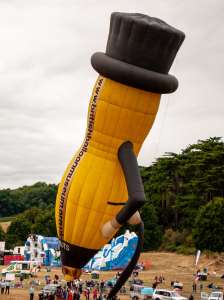 G-NUTS hot air balloon, a Cameron MR Peanut Special Shape