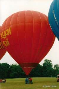 G-NWPR hot air balloon, added to the archive 27 August 2026. Photograph by G Duke