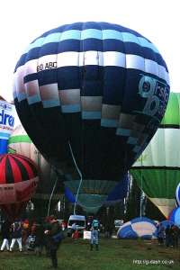 G-OABC hot air balloon, added to the archive 27 August 2026. Photograph by Mike Clarke