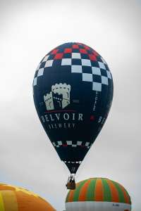 G-OALE hot air balloon, a Balony Kubicek SPOL. S R.O. BB22XR, seen at Arrow, Warwickshire, United Kingdom on 31 May 2025. Photograph by Dave