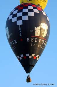G-OALE hot air balloon, a Balony Kubicek SPOL. S R.O. BB22XR, added to the archive 7 September 2026. Photograph by G Bann