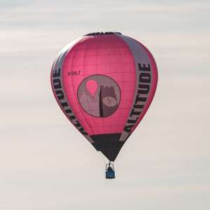 Altitude hot air balloon G-OALT, a Diamond S-77, seen at Arrow, Warwickshire, United Kingdom on 30 May 2026. Photograph by Dave