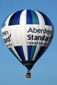G-OASI hot air balloon, a Lindstrand Technologies LTL Series 1-90. Photograph by G Bann