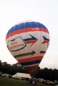 G-OAWS hot air balloon, a Cameron Balloons Colt 77A. Photograph by Andrew Garrett
