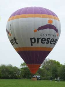 G-OBCP hot air balloon, a Balony Kubicek SPOL. S R.O. BB40Z. Photograph by Keith Sowter