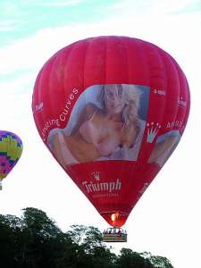 G-OBRA hot air balloon, a Cameron Z-315. Photograph by Balloon Spotters Archive