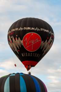 Virgin Megastore hot air balloon G-OBUY, a Thunder AND Colt Colt 69A