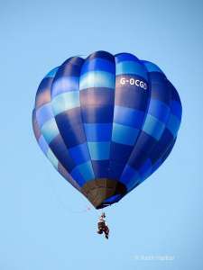 G-OCGD hot air balloon, a Cameron O-26, added to the archive 7 September 2026. Photograph by Keith Harbor