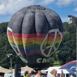 G-OCND hot air balloon, a Cameron O-77